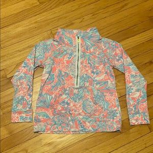 Lilly Pulitzer pullover half zip.